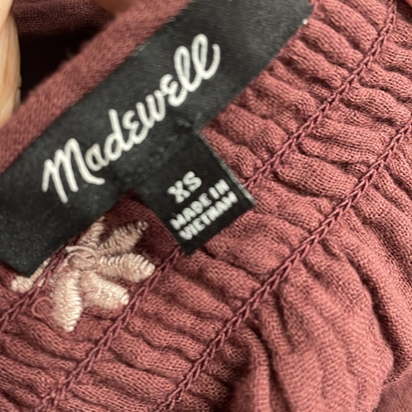 MADEWELL Francis Embroidered Gauze Top - Picture 8 of 10